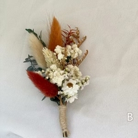 Pampas karangan bunga Boho kering pedesaan Boho karangan bunga pernikahan jenis palem buket pernikahan