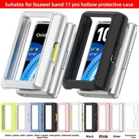 Étui de protection semi-enveloppant en PC creux pour Huawei Band 11 / 11 NFC / 11 Pro - Housse de montre légère, antichoc et anti-rayures