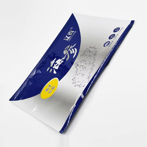 Bolsa de Embalaje de Seguridad con Sellado de Tres Lados, Recubierta de Aluminio Brillante, Tamaño Personalizable, para Sushi, Pescado, Calamar, Pollo, Albóndigas, Carne, Filetes - Product Image 5