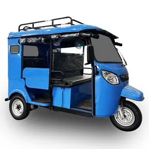 9 sièges Bajaj tricycle électrique Bajaj Auto Taxi 5000W Tuktuk électrique à vendre