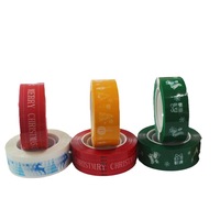 Ruban adhésif de papeterie en OPP imprimé acrylique simple face 18 mm, mini-ruban de décoration de Noël