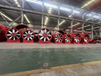 Ventilateur de ventilation de tunnel minier YBT-22 2x55Kw pour la ventilation axiale des mines en surface