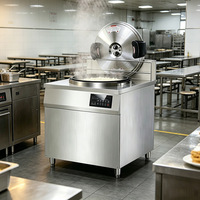 Cuisinière électrique à pression industrielle grande capacité 60L 80L 100L, équipement de cuisine commercial, multicuiseur en acier inoxydable pour hôtel
