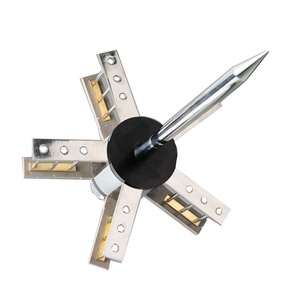Tinh chỉnh 20-năm nhà máy tùy chỉnh thiết kế ESE sét <span class=keywords><strong>Rod</strong></span> thiết bị đầu cuối không khí sấm sét arrester Chất lượng cao sét bảo vệ nối đất - Product Image 1