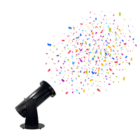 Machine à confettis électrique LED portable, pulvérisateur de papier, équipement d'effets de scène pour mariage, fête, événement