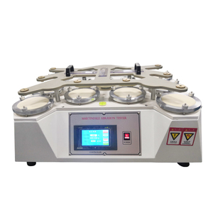 Probador de desgaste Martindale de calidad estable, máquina de prueba de pilling resistente a la abrasión de tela, equipo de prueba de abrasión Martindale - Product Image 2