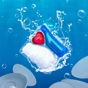 Tableta para lavar platos de disolución rápida Limpieza profunda Sin residuos Cápsulas para lavavajillas solubles en agua Cápsula de detergente Gel <span class=keywords><strong>desechable</strong></span> para lavar platos - Product Image 2
