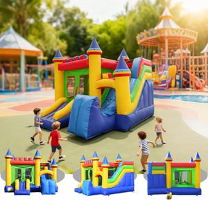 Thương mại Nhà bị trả lại nhỏ PVC Inflatable lâu đài Inflatable nhà nhảy lâu đài cho trẻ em - Product Image 3