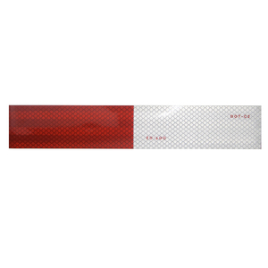 <span class=keywords><strong>Cinta</strong></span> <span class=keywords><strong>Reflectante</strong></span> Prismática de Alta Intensidad <span class=keywords><strong>para</strong></span> Advertencia, Estándar DOT-C2, Roja y Blanca, Adhesivos <span class=keywords><strong>para</strong></span> Carrocería de Automóviles y <span class=keywords><strong>Camiones</strong></span>, PVC, Venta al Por Mayor de Fábrica - Product Image 5