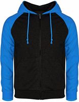 Sweat-shirt à capuche unisexe en molleton avec fermeture éclair intégrale sur la manche, logo personnalisé, veste à capuche décontractée pour l'hiver, 100% coton, coupe ample