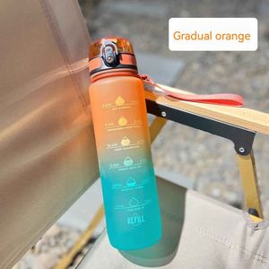 Gradient Sports Water <b>Bottle</b> With Time Markers And Strap For Outdoor Use - Product Image 4