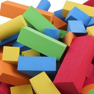 Bloques de apilamiento de espuma EVA blanda para niños y niñas, juego de construcción educativo colorido, Juguetes - Product Image 3