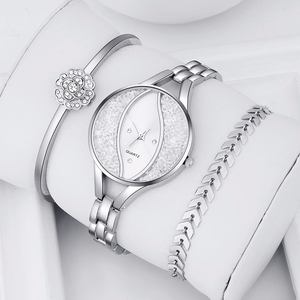 Cheap Wholesale Women's Luxury Sport Business Gift <strong>Set</strong> <strong>Rose</strong> <strong>Gold</strong> Bangles Alloy Band Water Resistant Fashion Jewelry Quartz <strong>Watch</strong> - Product Image 2