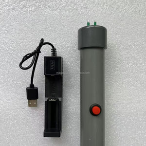 Lampe torche tactique noire portable avec télécommande LED clignotante pour extérieur, idéale pour la promotion - Product Image 1