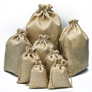 Bolsa de yute lavada con cordón <span class=keywords><strong>para</strong></span> zapatos, manualidades, café, decoración del hogar, a prueba de polvo, bolsa de embalaje, bolsa de regalo con MOQ bajo - Product Image 6