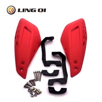 LINGQI RACING Karbon Siyah ABS El Koruyucuları SurRon X Segway X260 Light Bee Off-Road Motosiklet El Koruma Aparatı