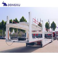 Vente de remorque de transporteur de voiture et de camion Remorquage de cargaison de Dubaï Semi-remorque pliable avec hydraulique
