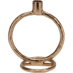Portacandele in Oro da 19 CM - Product Image 1