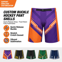 Pantalon de hockey personnalisé PUCKPROS avec broderie, respirant, anti-humidité, résistant à l'usure, uniforme d'équipe