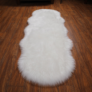 Grand tapis en fourrure <span class=keywords><strong>de</strong></span> <span class=keywords><strong>mouton</strong></span> australien véritable jeté en <span class=keywords><strong>peau</strong></span> <span class=keywords><strong>de</strong></span> <span class=keywords><strong>mouton</strong></span> pour chambre à coucher, salon, pépinière tapis doux et moelleux - Product Image 6