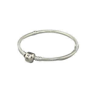 Pulsera de Plata 925 con Circones y Perlas de Agua Dulce, Diseño de Personajes de Dibujos Animados (Calabaza, Coche, Corazón, Corona), Cadena de Serpiente con Cierre de Cadena, Moda - Product Image 5