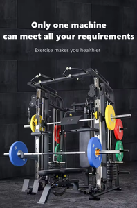 Máquina <span class=keywords><strong>Smith</strong></span> de alta calidad multifuncional Power Squat Rack Cable Crossover Machine 3D <span class=keywords><strong>Smith</strong></span> para uso doméstico - Product Image 4