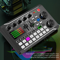 Carte son externe en direct USB Enregistrement Mixeur DJ Micro Haut-parleurs Réduction de bruit Podcast Soundboard