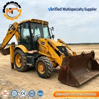 Chargeuse-pelleteuse sur pneus JCB 3CX d'occasion, moteur diesel 68 kW, pompe, entretien facile, faible nombre d'heures de fonctionnement, d'origine