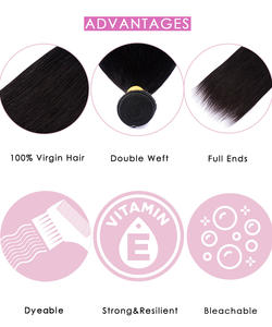 Bodywave Style 100% Virgin Remy Human Hair Bundles Wholesale 12A Weave Extensions Double Weft Bulk <b>Braiding</b> Hair Cambodian - Product Image 5