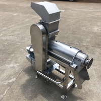 Spiraalvormige commerciële fruitsapmachine motorlager roestvrij staal 2,2 kW 500 kg/uur capaciteit Hede merk