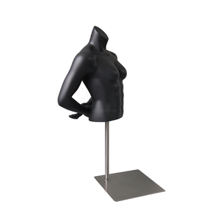 Maniquí <span class=keywords><strong>de</strong></span> medio cuerpo <span class=keywords><strong>de</strong></span> fibra <span class=keywords><strong>de</strong></span> vidrio con torso sin cabeza <span class=keywords><strong>de</strong></span> jazmín maniquí superior con barra <span class=keywords><strong>de</strong></span> Metal <span class=keywords><strong>de</strong></span> 5 niveles para escaparate - Product Image 2