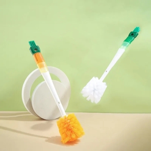 5 En 1 cepillo de limpieza de botellas limpiador de huecos de botellas cepillo taza Limpieza de grietas botellas de agua herramienta de limpieza - Product Image 2