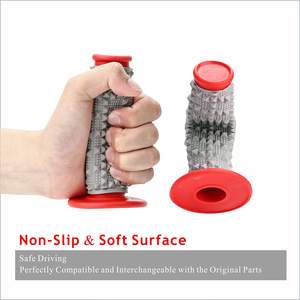 Poignées universelles pour guidon de moto, 7/8 pouces, 22mm et 28mm, pour Apollo 125cc, 250cc, Yamaha, Honda, Suzuki, Kawasaki Dirt Pit - Product Image 3