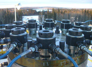 <span class=keywords><strong>TG5</strong></span> 1828KN M64-M76mm Factory 1500Bar tenditore idraulico a pressione di esercizio Standard in cina tensionamento del bullone a corsa da 15mm - Product Image 6