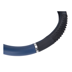 Accessoires de décoration intérieure automobile, housse de <span class=keywords><strong>volant</strong></span> de voiture en cuir PU souple et confortable, antidérapante et résistante à l'usure - Product Image 1