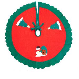 New Christmas Crafts Festival Decorations Cartoon Printing Ornaments Christmas Supplies Wholesale Christmas <b>Tree</b> <b>Skirt</b> - Product Image 1