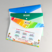 Pochettes A4 étanches à fermeture à pression, format lettre, transparentes en PP, imprimées UV, pour documents, écologiques, avec logo personnalisé, pour bureau et école