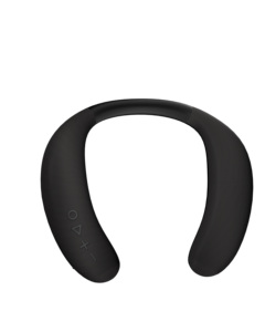 Venta al por mayor Personalización Nuevos <span class=keywords><strong>Gadgets</strong></span> Subwoofer Mini Tech Altavoz para Diversión Banda para el cuello usable Altavoz Bluetooth con tarjeta TF AUX - Product Image 1