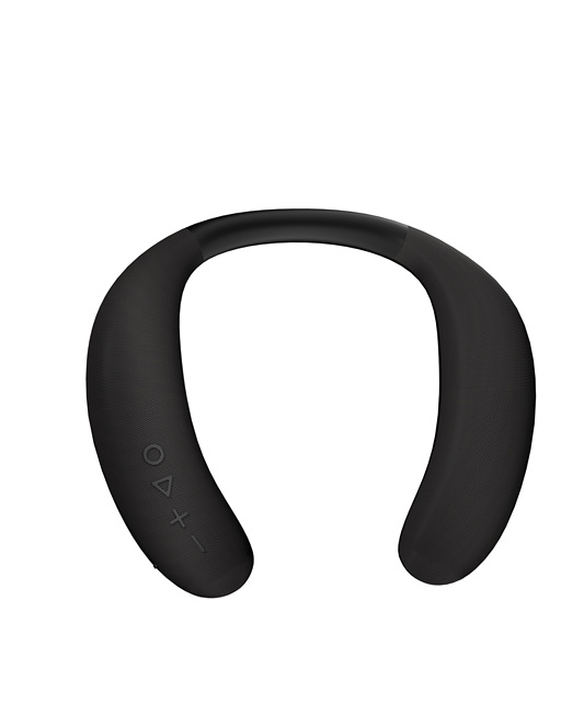 Wholesale Customization New Gadgets Subwoofer Mini Tech Speaker for Fun Wearable Neckband bluetooth Speaker with TF Card AUX