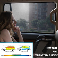 Jimny – accessoires pare-soleil magnétique pour voiture, couverture de store de fenêtre latérale de voiture avec 2 pièces personnalisées pour Jimny