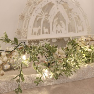 Eaglecadeaux Offre Spéciale petite branche d'arbre en gros baies blanches Olive guirlande artificielle de noël - Product Image 6
