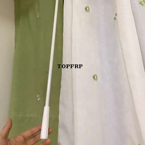 Fiberglass Pole Curtain <b>Rod</b> Pull Stick With <b>Plastic</b> Handle - Product Image 6