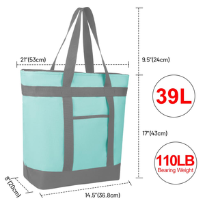 Sac isotherme réutilisable personnalisé pour courses, plage, pique-nique, traiteur, livraison <span class=keywords><strong>de</strong></span> pizzas et <span class=keywords><strong>de</strong></span> repas, avec <span class=keywords><strong>poche</strong></span> - Product Image 2