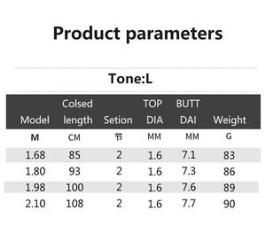 Varilla L <span class=keywords><strong>de</strong></span> 2 secciones <span class=keywords><strong>de</strong></span> alta calidad, caña <span class=keywords><strong>de</strong></span> pescar <span class=keywords><strong>de</strong></span> fundición giratoria con sensación <span class=keywords><strong>de</strong></span> Punta sólida <span class=keywords><strong>de</strong></span> alto carbono, aparejos <span class=keywords><strong>de</strong></span> <span class=keywords><strong>pesca</strong></span> en roca, caña <span class=keywords><strong>de</strong></span> trucha - Product Image 2