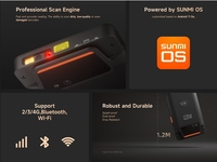 Terminal de paiement intelligent SUNMI P2 LITE SE, POS intelligent de poche pour les entreprises