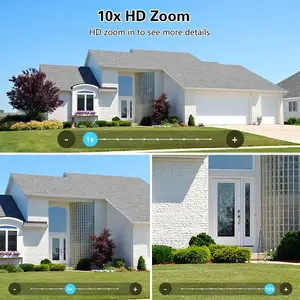 Regis กล้องวงจรปิดไร้สาย18K 35MP 7เลนส์4ตัว3PTZ 30X ซูมสำหรับกลางแจ้งระบบติดตามอัตโนมัติกล้องรักษาความปลอดภัย Wi-Fi - Product Image 3