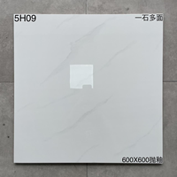 Carreaux de sol en céramique de marbre en porcelaine certifiés Premium 60x60 pour usage intérieur (salle de bain, salon)