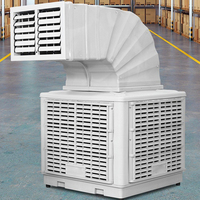 Refroidisseur d'air évaporatif industriel portable BOSEN BC-250, ventilateur axial 28000m/h, ventilation haute vitesse, réservoir d'eau de 100L, ateliers
