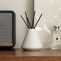 Vase créatif en céramique de luxe léger, mini-conteneur hydroponique haut de gamme pour fleurs fraîches, bouteille vide pour aromathérapie