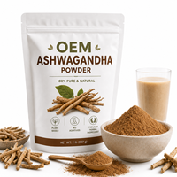 Extrait de racine d'Ashwagandha KSM 66 en poudre pure, vente en gros, OEM, ODM, marque privée, faible MOQ, approvisionnement direct usine